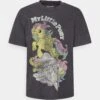 YOURTURN My Little Pony Wash Graphic - Print T-Shirt - Black -Clothing Category Store 010b7f56f66d47c7bec0415b7f1e2ee3