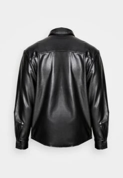 YOURTURN Unisex - Faux Leather Jacket - Black -Clothing Category Store 03d0cb1ed3e248ca976655ec0332ddff