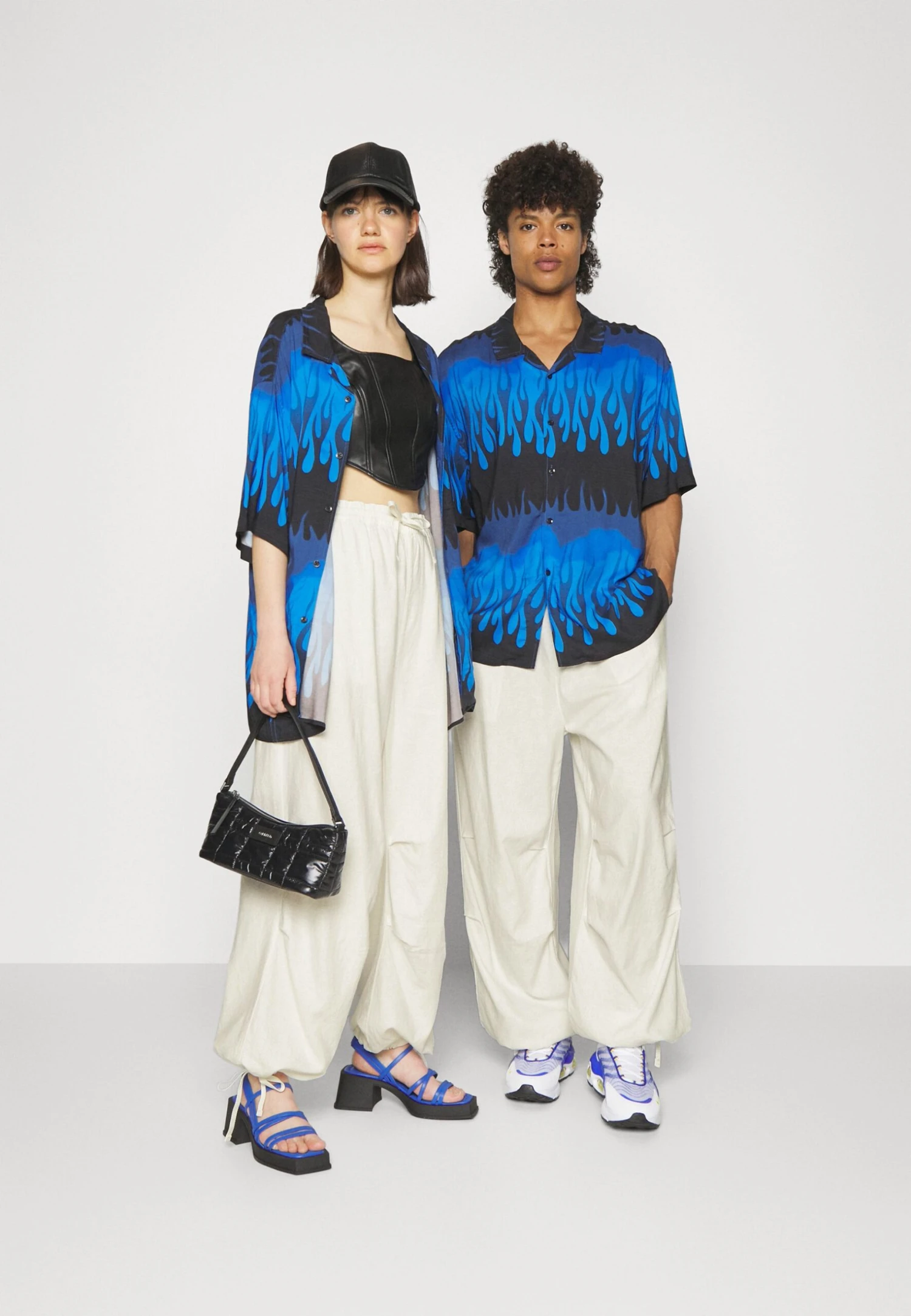 YOURTURN Genderless Parachute Unisex - Trousers - White 4 YOURTURN Genderless Parachute Unisex - Trousers - White - Image 2