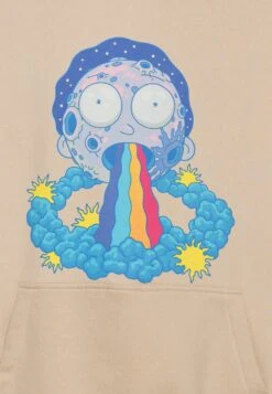 YOURTURN Rick And Morty Unisex - Hoodie - Beige -Clothing Category Store 0e9b910241e34ba5840b53cf20f5bcbe