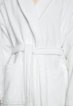 Pier One Shawl Towel Bathrobe - Dressing Gown - White -Clothing Category Store 1460a8bacf3f486eb09f2e9333cde854