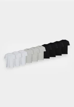Pier One 10 Pack - Basic T-Shirt - Mottled Light Grey/Black/White -Clothing Category Store 1694a27305a44068bff2ea0f47a4f5e4