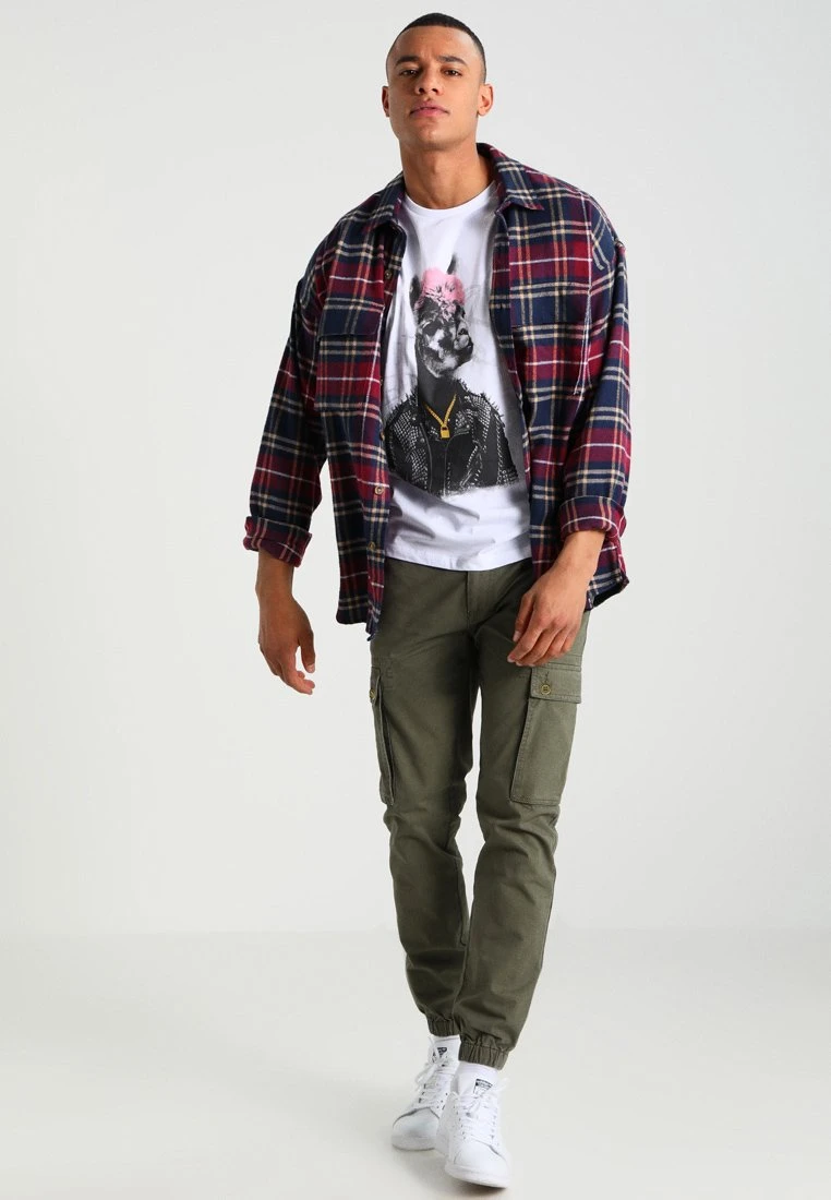 Pier One Cargo Trousers - Olive 4 Pier One Cargo Trousers - Olive - Image 2