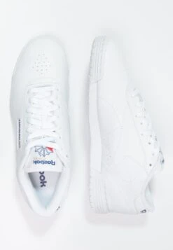 Reebok Classic Exofit Clean Logo Unisex - Trainers - White/Royal Blue -Clothing Category Store 2f3dfaefda594e18addb01585cb6dffd