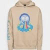 YOURTURN Rick And Morty Unisex - Hoodie - Beige -Clothing Category Store 30f7f11b7ab14ae6b54ae274bd53de1b
