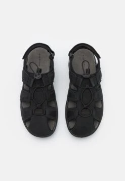 Pier One Leather - Walking Sandals - Black -Clothing Category Store 348ad4d4a3a548d0b683ff94cec7b0e3