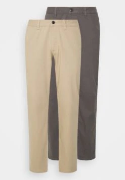 Pier One 2 Pack - Chinos - Dark Grey/Beige 12 Pier One 2 Pack - Chinos - Dark Grey/Beige -Clothing Category Store 3732d6804b77450d9a31204f549c6b48
