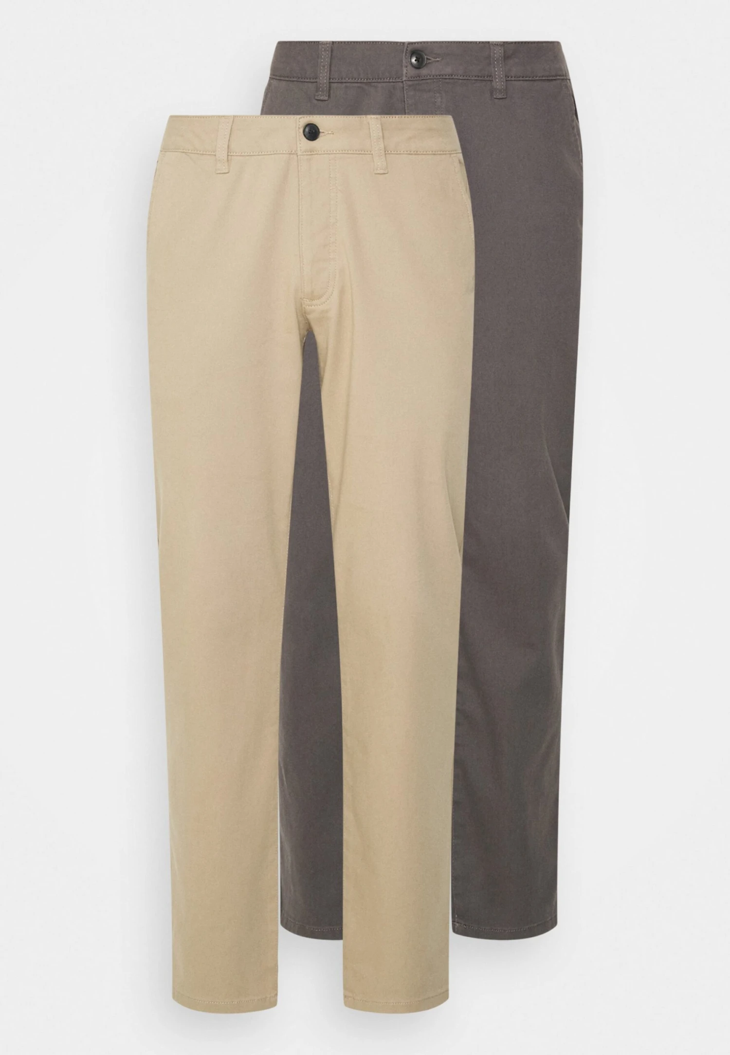 Pier One 2 Pack - Chinos - Dark Grey/Beige 7 Pier One 2 Pack - Chinos - Dark Grey/Beige - Image 5