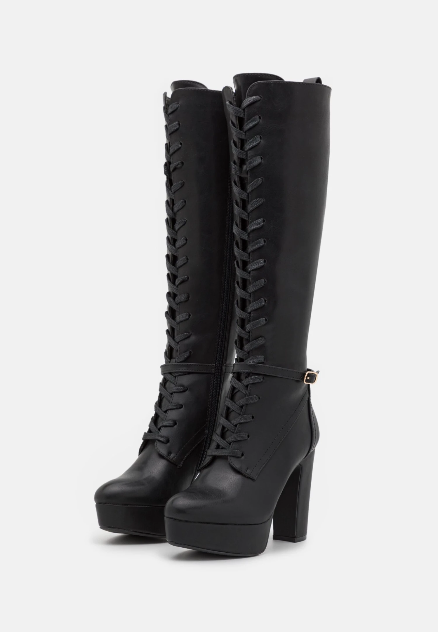 Anna Field Lace-Up Boots - Black 5 Anna Field Lace-Up Boots - Black - Image 3