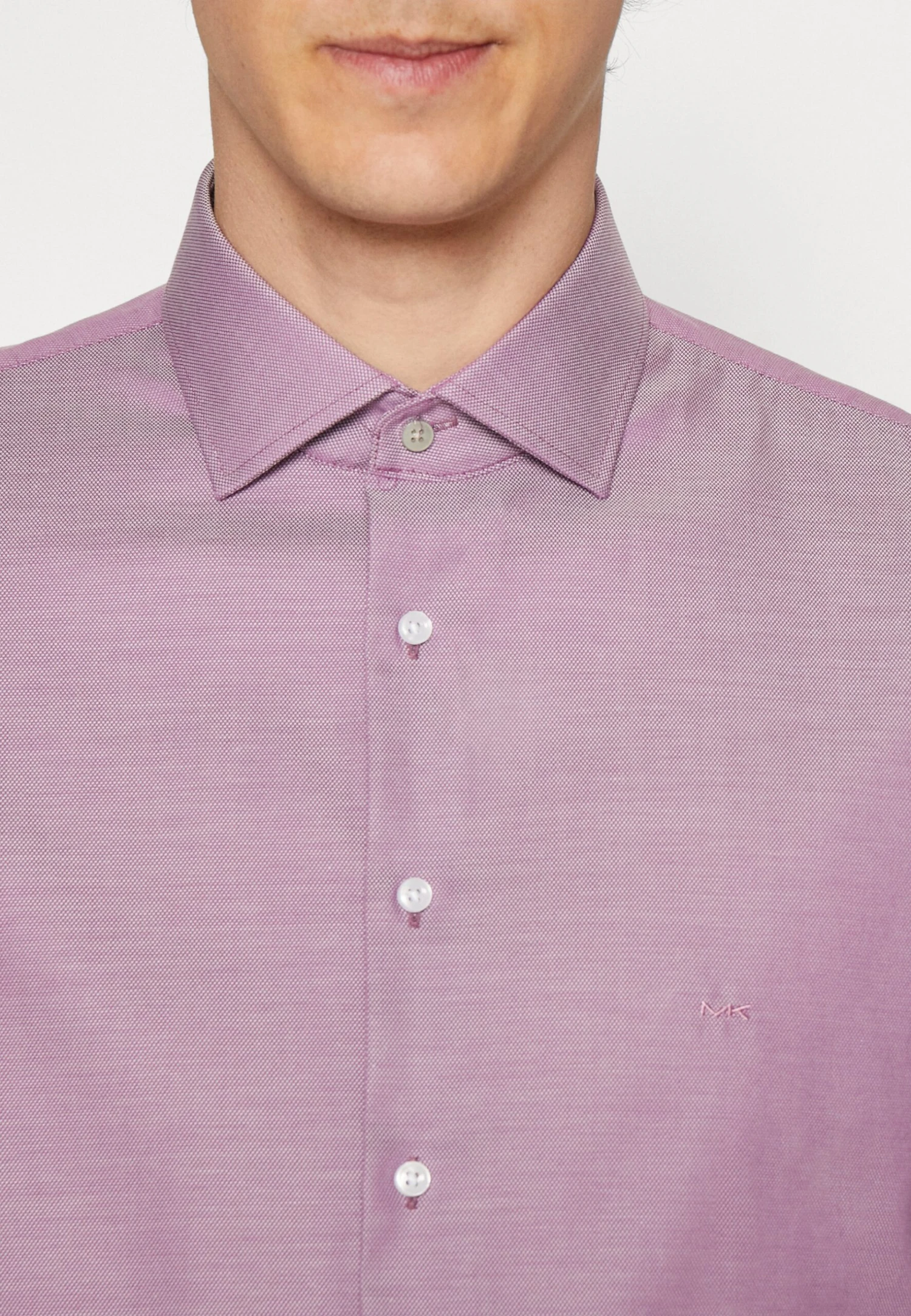 Michael Kors Solid Dobby Shirt - Formal Shirt - Lilac 7 Michael Kors Solid Dobby Shirt - Formal Shirt - Lilac - Image 5