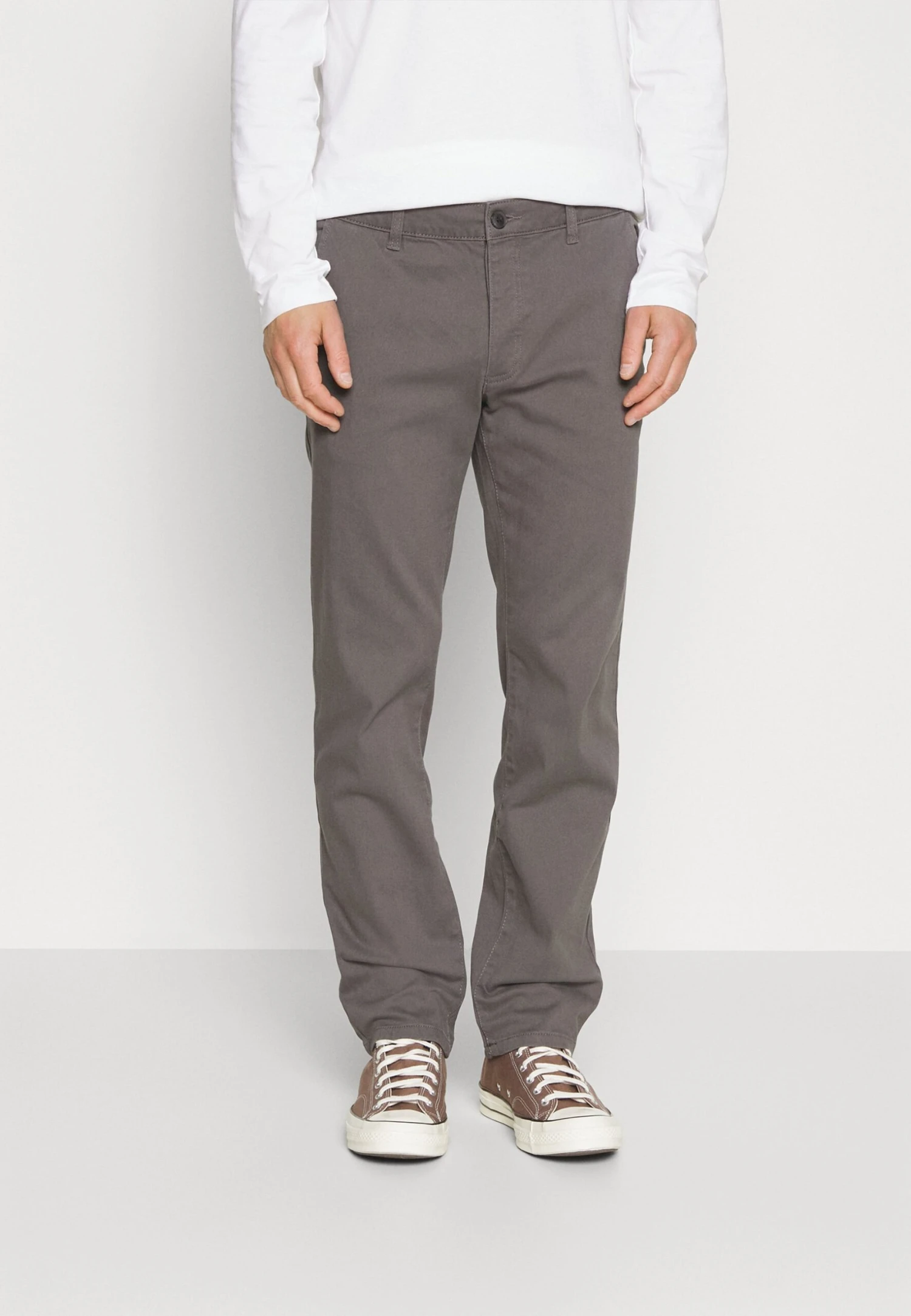 Pier One 2 Pack - Chinos - Dark Grey/Beige 6 Pier One 2 Pack - Chinos - Dark Grey/Beige - Image 4