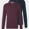 Pier One 2 Pack - Polo Shirt - Bordeaux/Dark Blue -Clothing Category Store 3f434e0c318b4531bbab1dd44fe0092a