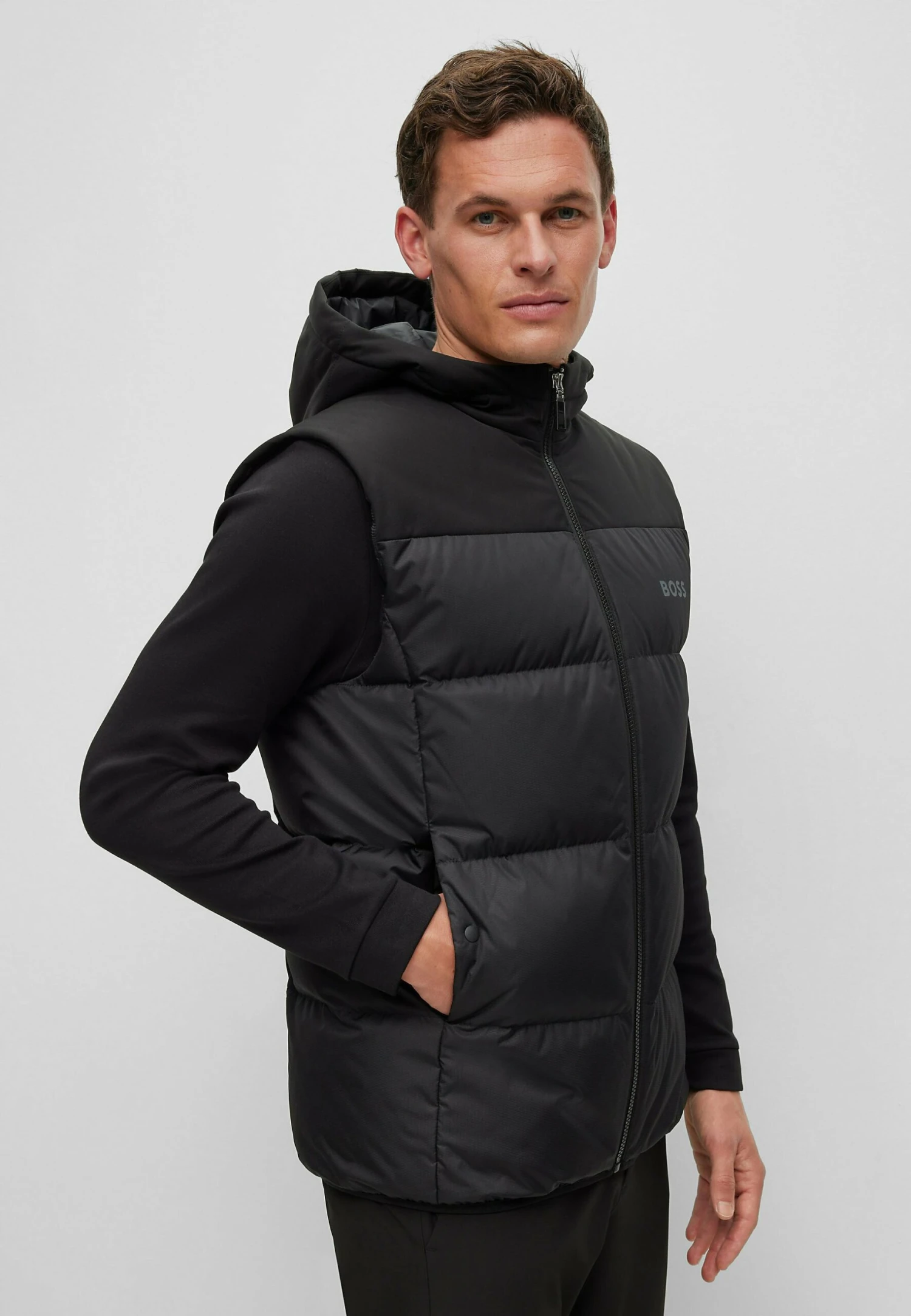 Boss V Hamar1 - Waistcoat - Black One 7 Boss V Hamar1 - Waistcoat - Black One - Image 5