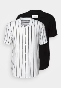 Pier One 2 Pack - Shirt - Black/White -Clothing Category Store 3fe10c51a5864c25954f7afee7966589