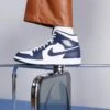 Air Jordan 1 Mid - High-Top Trainers - White/Metallic Gol/Obsidian -Clothing Category Store 404b8fbbdf9043e5b24ff60fb4bb5673