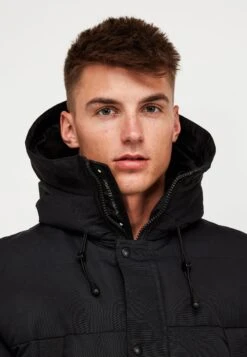 Aylmer Puffer Jacket - Winter Coat - Jet Black -Clothing Category Store 47093b28fe404cb1a319cae10f2de2a4