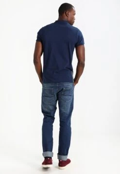 Pier One Polo Shirt - Dark Blue/Mottled Grey -Clothing Category Store 4e2467fc43394fd4a9cd73613d1b3647