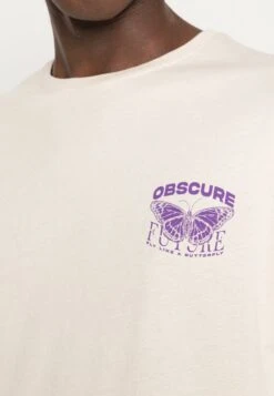 YOURTURN Nostalgia Future Tee Unisex - Print T-Shirt - Grey -Clothing Category Store 64b06cd9a0ce4f1193c7a3db48be52e8