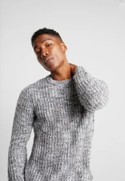 Pier One Jumper - Mottled Grey -Clothing Category Store 66e128904fce4a72b01118990664f3e4