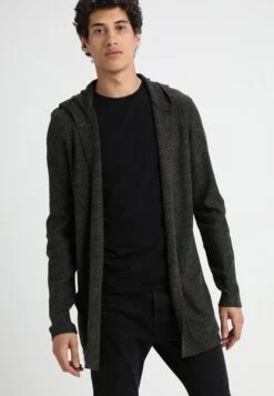 Clothing Category Store 22 Pier One Cardigan - Black/Olive