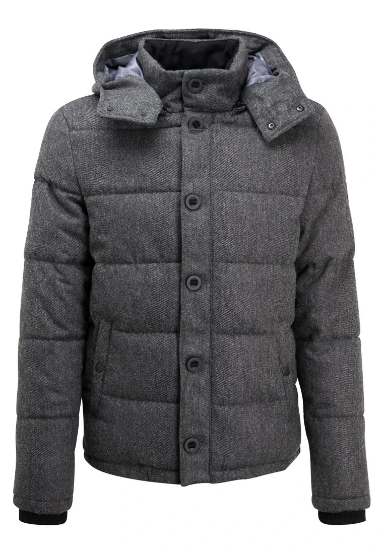 Pier One Winter Jacket - Grey Melange 9 Pier One Winter Jacket - Grey Melange - Image 7