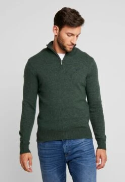 Clothing Category Store 14 Pier One Jumper - Mottled Dark Green