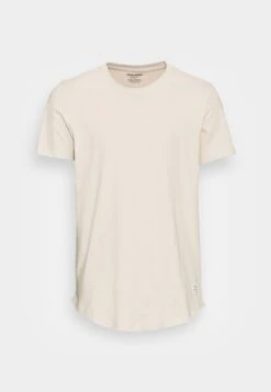 Jack & Jones Jjenoa Ss Crew Neck Noos - Basic T-Shirt - Moonbeam -Clothing Category Store 7f0b0f5f8bfb4d04851f35fed50702df