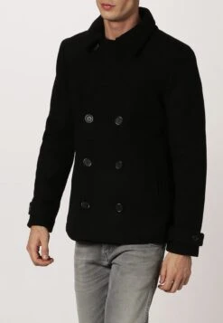Pier One Short Coat - Black -Clothing Category Store 7ffa7750b2f440a9ab4a5386a4440011