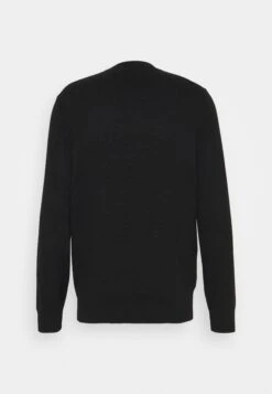 Lyle & Scott Crew Neck Jumper - Jumper - Jet Black -Clothing Category Store 88d873087cf8430ab7bc3ea3b1cbb097