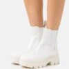 Calvin Klein Jeans Chunky Combat Chelsea Boot - Platform Ankle Boots - White 1 Calvin Klein Jeans Chunky Combat Chelsea Boot - Platform Ankle Boots - White -Clothing Category Store 8e2fbb1e79404c3eab4415b6fa90fadd