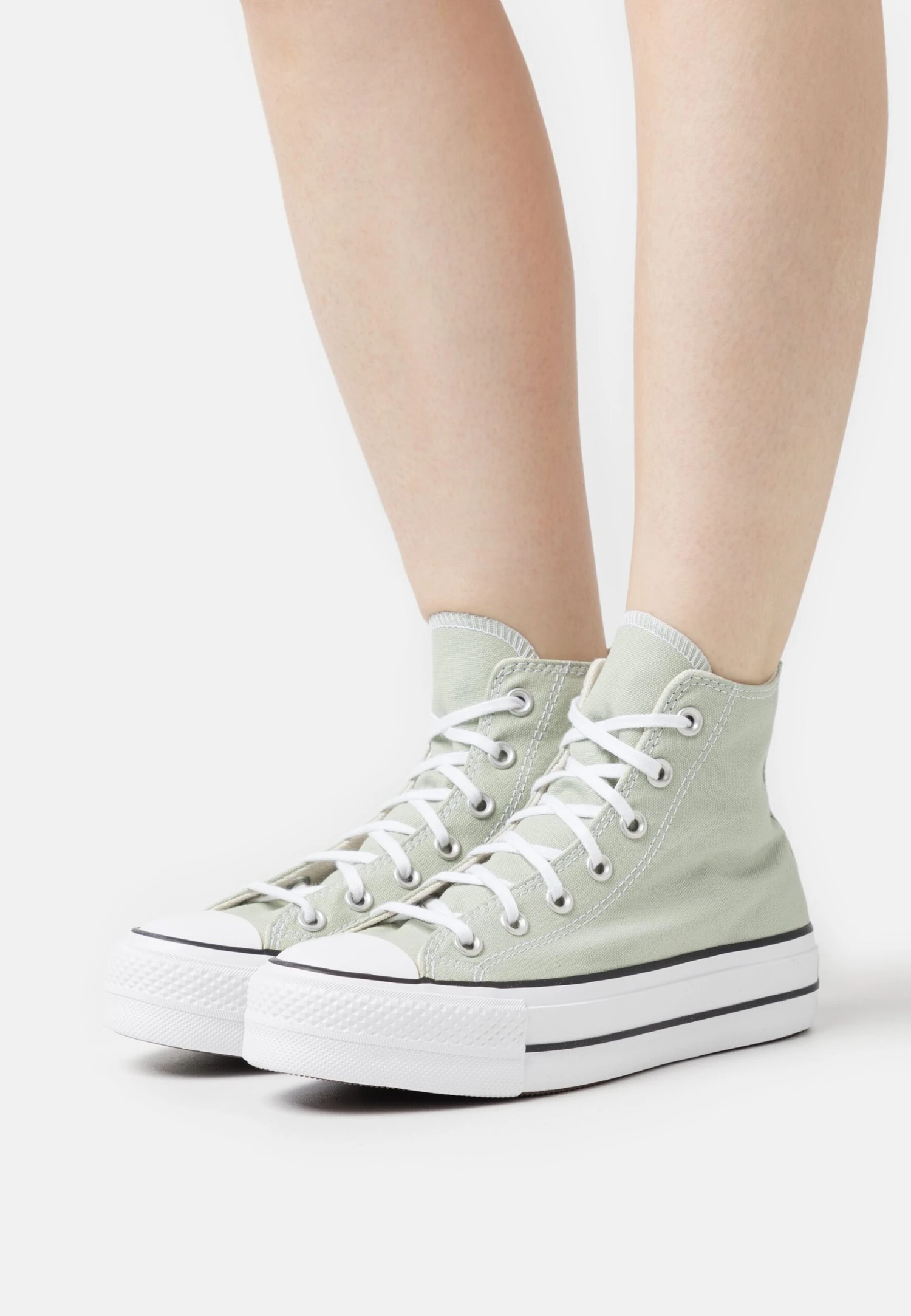 Converse Chuck Taylor All Star Lift Platform Seasonal Color - High-Top Trainers - Summit Sage/White/Black 3 Converse Chuck Taylor All Star Lift Platform Seasonal Color - High-Top Trainers - Summit Sage/White/Black