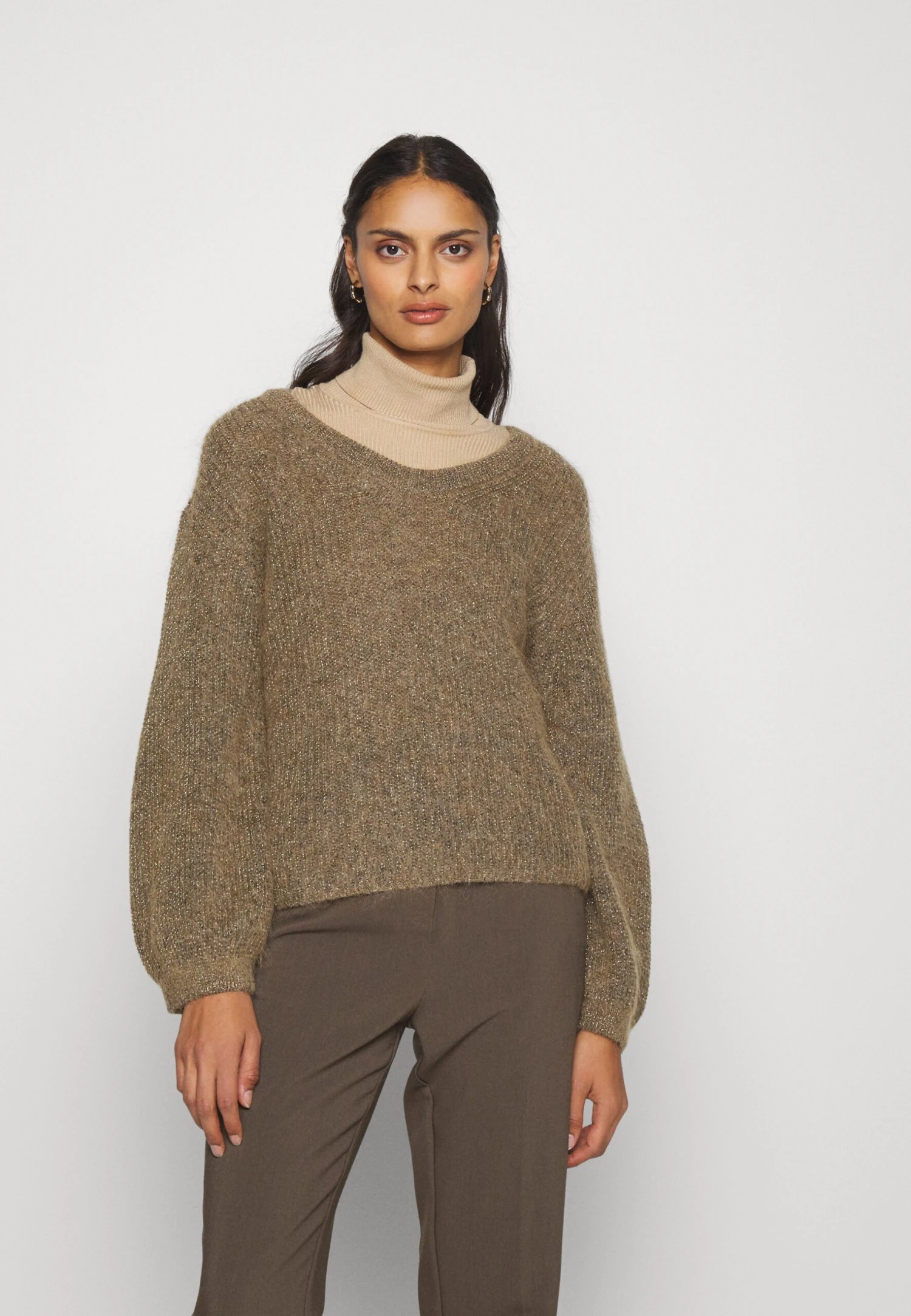ARKET Jumper - Oat Melange With Gold 3 ARKET Jumper - Oat Melange With Gold