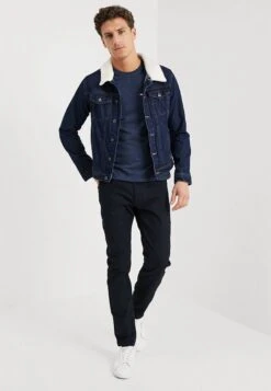 Pier One Basic T-Shirt - Mottled Dark Blue -Clothing Category Store a02d254347e443f49e2c4e865f36b1ba