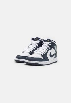 Air Jordan 1 Mid - High-Top Trainers - White/Metallic Gol/Obsidian -Clothing Category Store a3c1a1bf30624e8b85b0580099d3dbe5