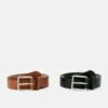 Pier One 2 Pack - Belt - 802 - Black_708 - Cognac 1 Pier One 2 Pack - Belt - 802 - Black_708 - Cognac -Clothing Category Store abeb01e9f66341298bd4d0757b9b6d0e