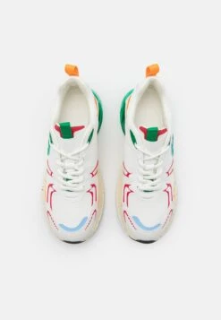 Tory Burch Good Luck Tech Trainer - Trainers - New Ivory/Green/Orange -Clothing Category Store aee2206afad04ba6ae93015167c39866