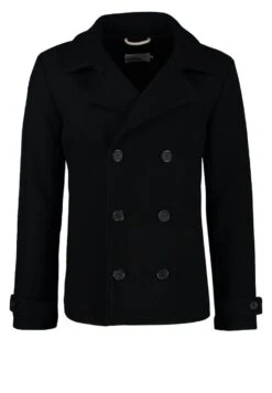 Pier One Short Coat - Black -Clothing Category Store b4b3b0a4ca0347ff877c35a17d756dfc