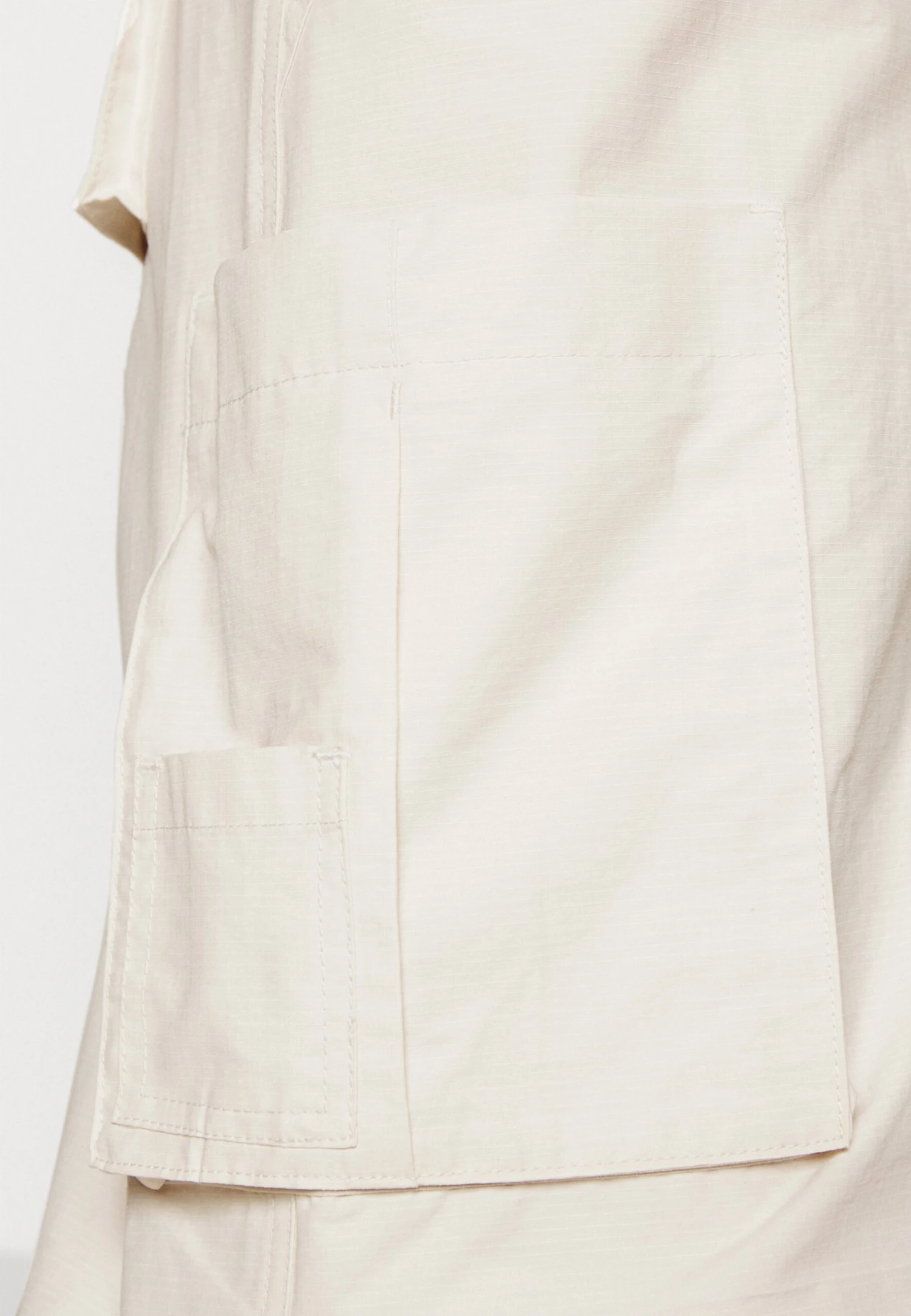 YOURTURN Unisex - Cargo Trousers - White 9 YOURTURN Unisex - Cargo Trousers - White - Image 7