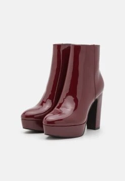 Anna Field High Heeled Ankle Boots - Dark Red -Clothing Category Store bbddd1c8a07444aa8ffbed290a1c4352