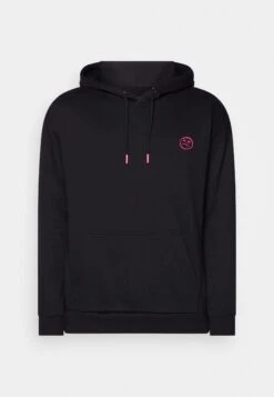 YOURTURN Embroidered Text Hoodie Unisex - Hoodie - Black -Clothing Category Store c692656bb29846b2a2927c8d86f929fa