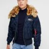 Alpha Industries Hooded Custom - Winter Jacket - Rep Blue -Clothing Category Store d248a60cd65e4a5f827b38d4da1f6aff