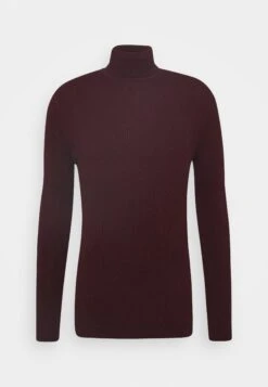 Pier One Muscle Fit Turtle - Jumper - Mottled Bordeaux -Clothing Category Store d6bb26cd2a7941d69a2388e64193126d