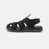 Pier One Leather - Walking Sandals - Black -Clothing Category Store d8ea1f69a05246c6b6efa7fde8b22d3e