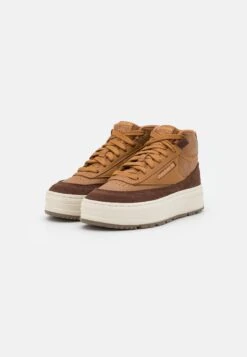 Reebok Classic Club Geo Mid - High-Top Trainers - Wild Brown/Brush Brown/True Beige -Clothing Category Store db9a230e3f6f4129a1c1d3b32e948216