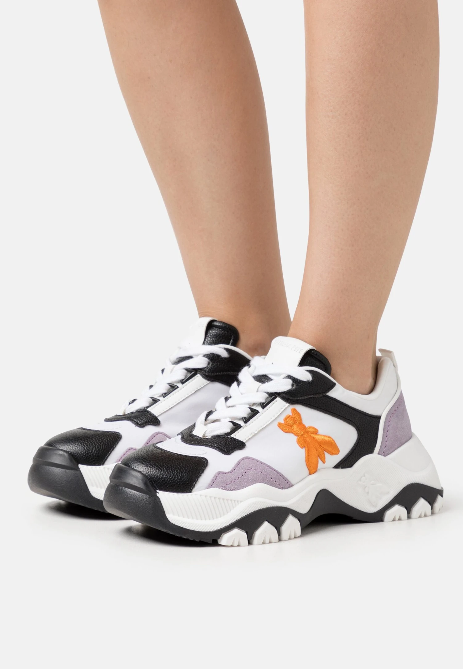 Patrizia Pepe Trainers - Lilac/Black 3 Patrizia Pepe Trainers - Lilac/Black