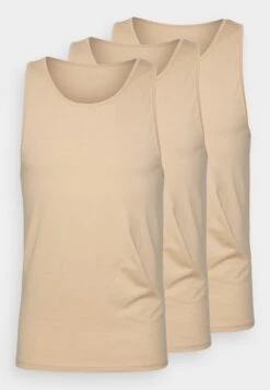 Pier One 3Pck Skin Tone Rib Vest- Undershirt - Beige -Clothing Category Store dfaf9b2518a6467c8e0060f8bd177530