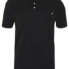 Pier One Tricolore Trim- Polo Shirt - Black