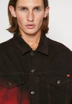 Hugo Denim Jacket - Bright Red -Clothing Category Store e4a83ec4e0b44d1fa1e4d559565b8351