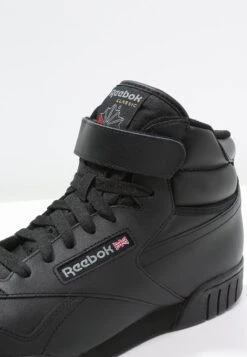 Reebok Classic Ex-O-Fit Leather Shoes - High-Top Trainers - Black -Clothing Category Store e9b2b11e282544529cb0e7361f1a590e