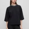 Hugo Dinaya - Long Sleeved Top - Black One -Clothing Category Store eaf49d5314234040bfdfbeb0ccb466dc
